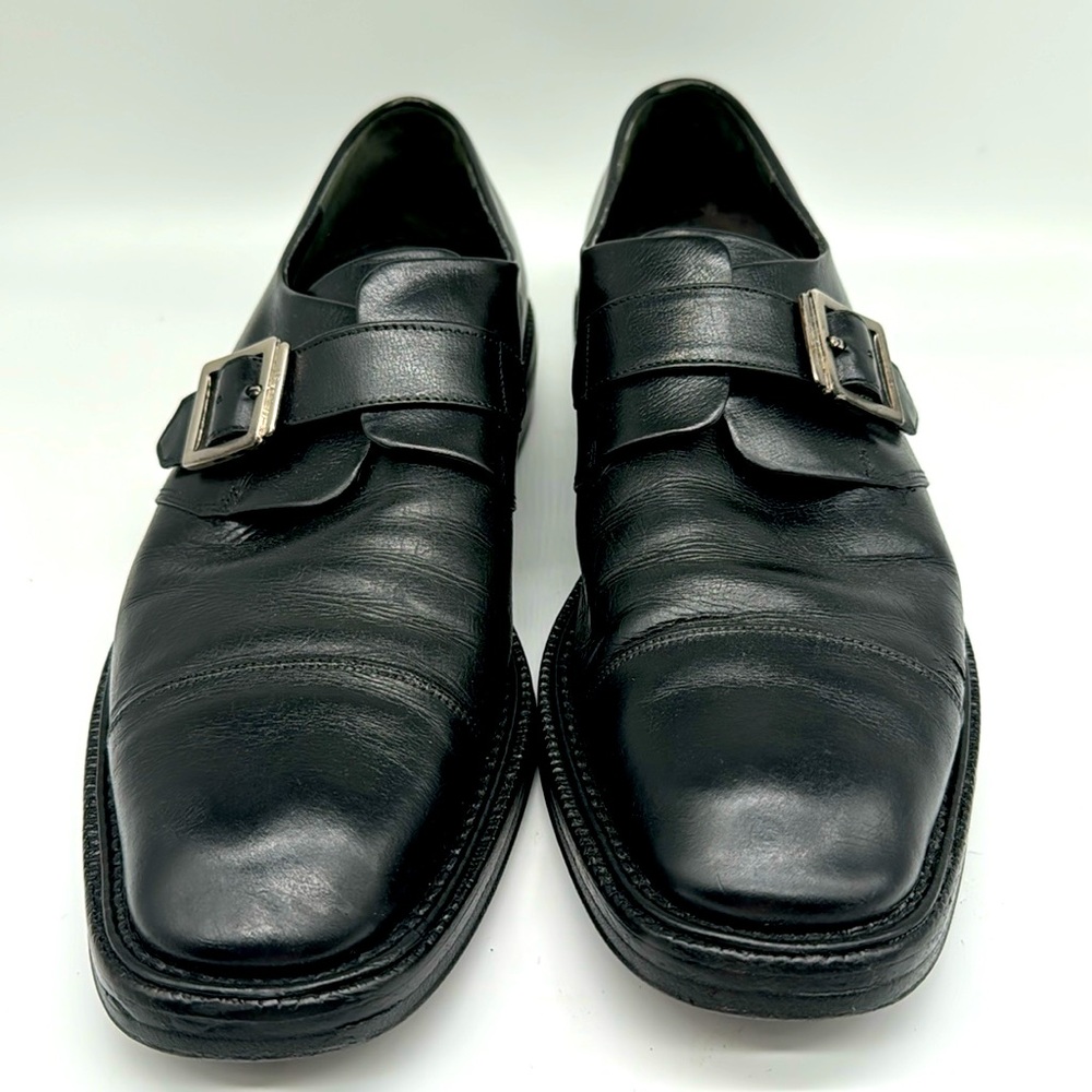 Salvatore Ferragamo 10 1/2 leather monkstrap beautiful condition